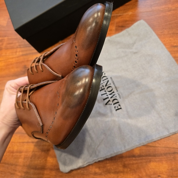 Allen Edmonds Luca Derby Wingtip Leather Men's Size 9.5D - Picture 5 of 10